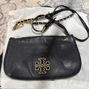 Tory Burch Black Leather Crossbody Bag